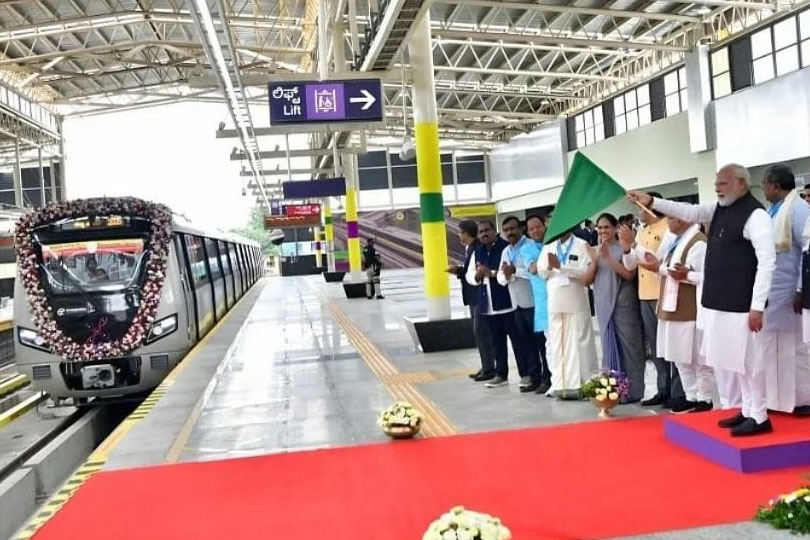 ഇലക്ട്രോണിക്സ് സിറ്റിയെ നഗരകേന്ദ്രവുമായി ചേർത്തുനിർത്താൻ നമ്മ മെട്രോ യെല്ലോ ലൈൻ